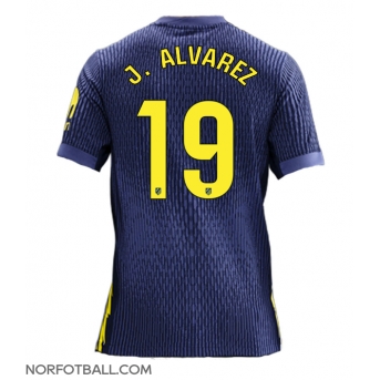 Billige Fotballdrakt Atletico Madrid Julian Alvarez #19 Replika Bortedrakt 2025-26 Kortermet